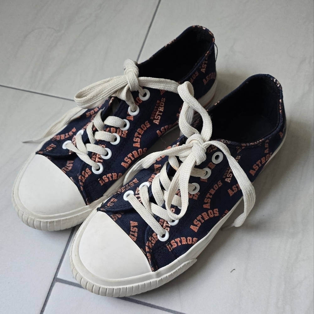 Foco Houston Astros Canvas Women's Shoes size  7